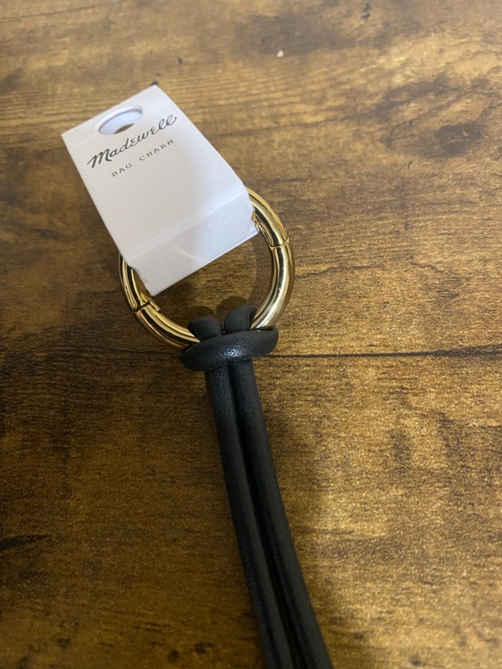 NWT MADEWELL Sculpted Cord Bag Charm - Picture 5 of 7